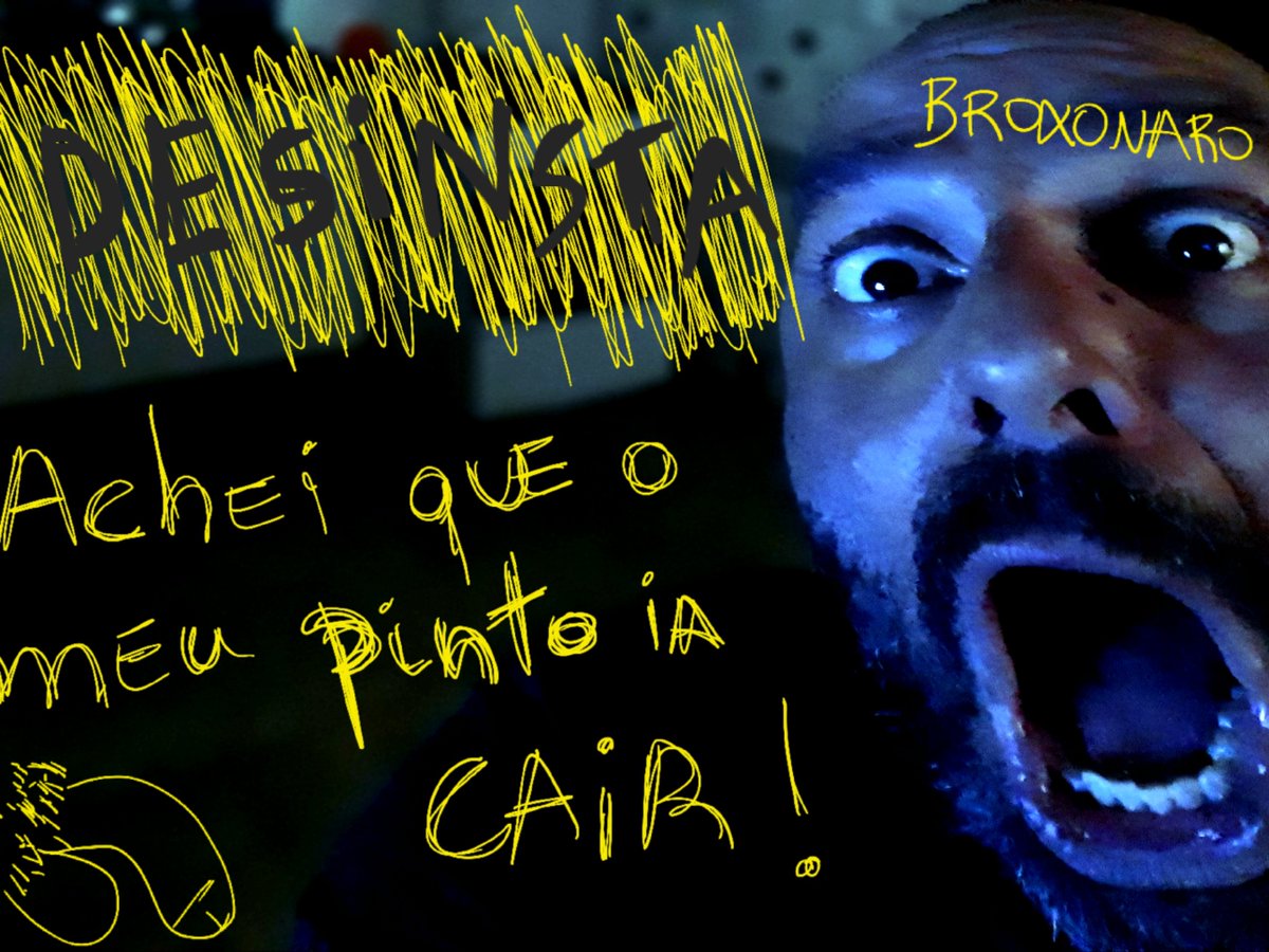 VDesinsta's tweet photo. ACHEI QUE O MEU PINTO IA CAIR!!!
(VÍDEO NOVO LÁ NO CANAL DO YT - LINK NOS COMENTÁRIOS)

não, não virei broxominion. o dia em que encontrei uma coisa no meu pinto que me apavorou! #humor #humorbrasil #pinto #semeupintofalasse #broxonaro #emmathompson https://t.co/VRiKPIaJYu