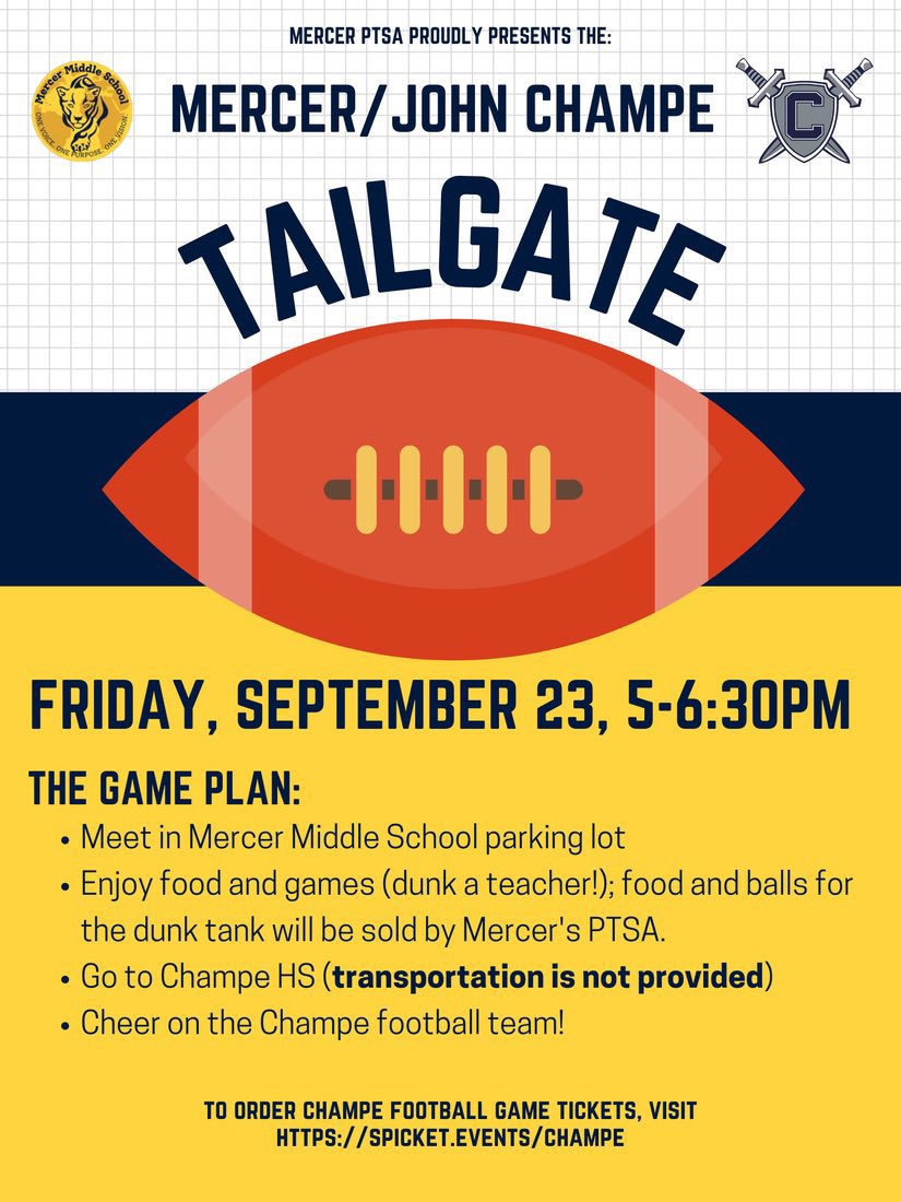 Mr_Kasman's tweet photo. Tomorrow is the Mercer/John Champe Tailgate from 5:00-6:30!!! I’ll be in the dunk tank at 5:30 and if I get at least 15 likes on this tweet, I’ll extend my time!! Come out for a great time and a chance to dunk me!! @LCPS_Mercer @mms_ptsa #BuildingALegacyAsOne #GoKnights https://t.co/9hK5kAlHQJ