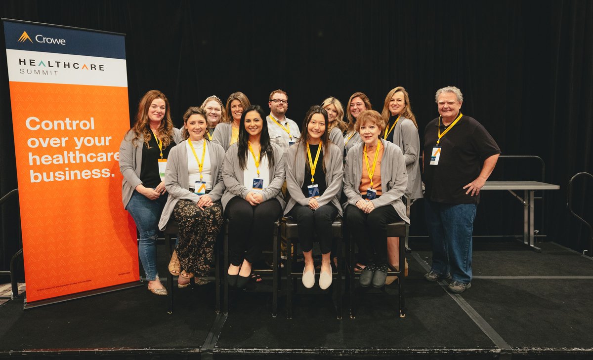 CroweUSA's tweet photo. Thanks to all attendees, presenters & sponsors at 2022 Crowe #HCSummit, the industry's premier healthcare finance event. https://t.co/RKe99pNleT https://t.co/DKkWPerRAz