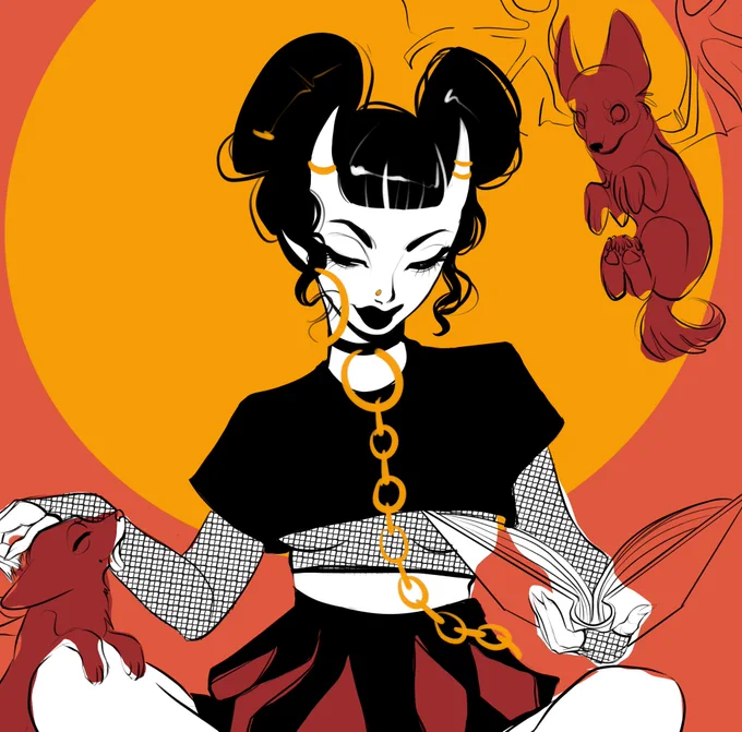 Wip of the next Hotties and Hellhounds 