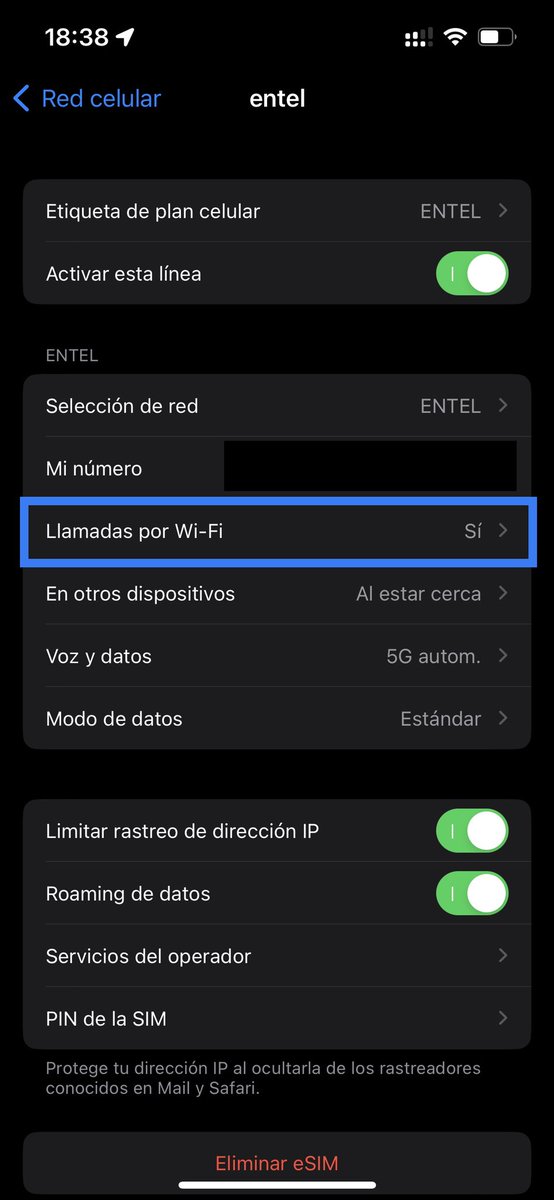 MiloRoNu's tweet photo. @entel_ayuda Buenas tardes, hay alguna forma de actualizar mi línea para que acepte  las llamadas Wi-Fi? El teléfono lo tiene activo pero no se activa cuando se pierde la señal y estoy conectado a Wi-Fi. https://t.co/U0cgQHk5WK