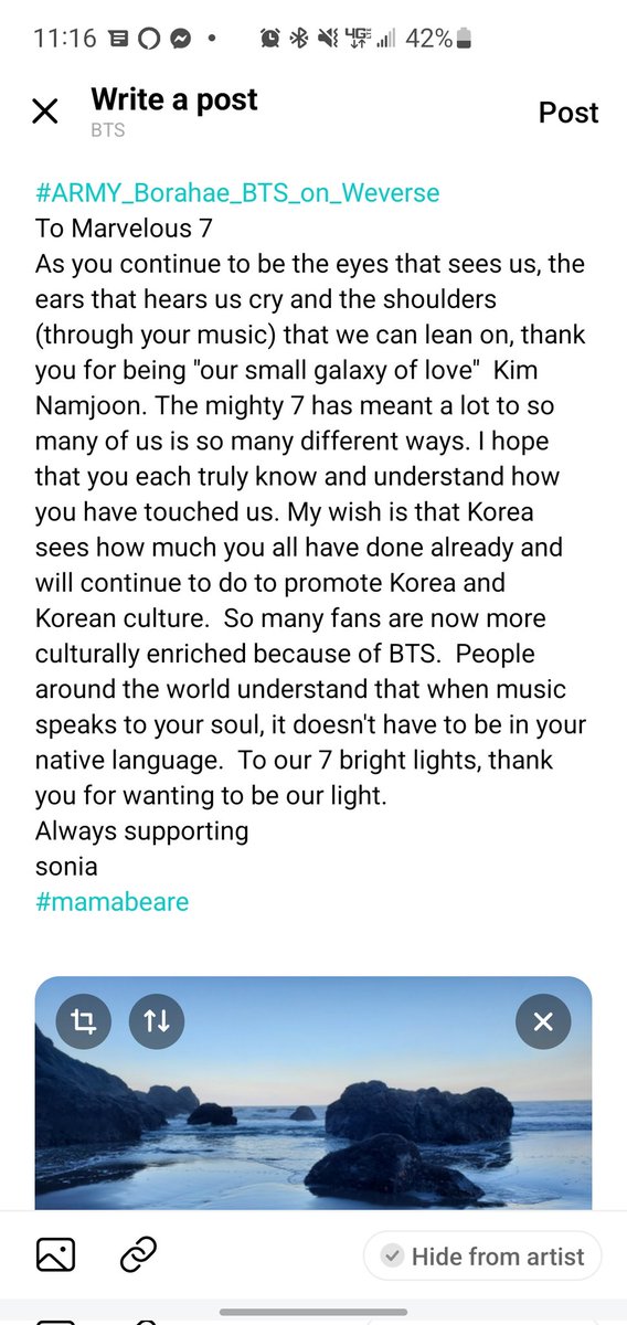 MamaBeare6's tweet photo. #ARMY_Borahae_BTS_on_Weverse
Weavers: mamabeare https://t.co/UbwvEdsJKS