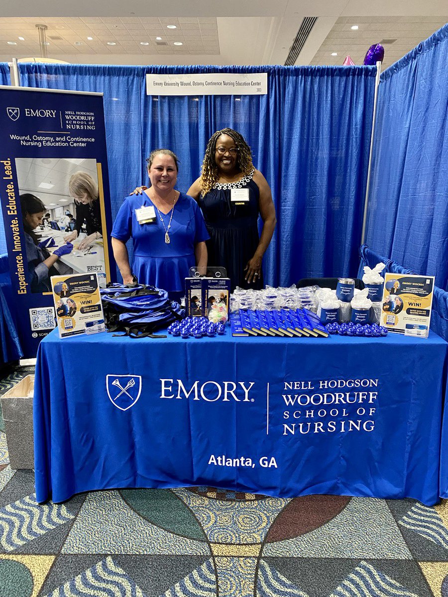 Come see our <a href="/EmoryNursing/">Emory Nursing</a> WOC team <a href="/serwocn/">serwocn</a> conference today and tomorrow. #wocnursing #preceptors #nursingprofessionaldevelopment