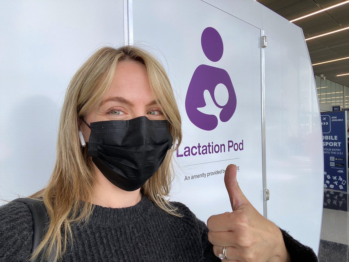 #TFW when you are at the airport, and you get a last minute voiceover audition that they need WITHIN THE HOUR, and you gotta find a place to sing loudly into your phone, and no one else was waiting for this pod… #VO #impromptuvocalbooth