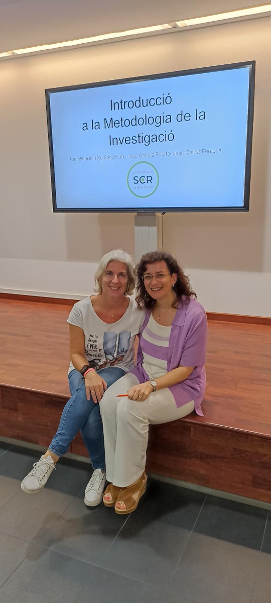 SlviaGarciaDia1's tweet photo. Gracias @hyepark_reuma,tarde d Curso “Introducción a la Metodologia Investigación“de @SCReuma con la sesión“Estadística Aplicada”. Coorganizadora con @DrGomezPuerta y  dr. Joan Calvet @parctauli. Gracias por incorporar Enfermería! #InfeReuCAT @SusanaF_enfreu a por la siguiente💪 https://t.co/7DYyNUPTst