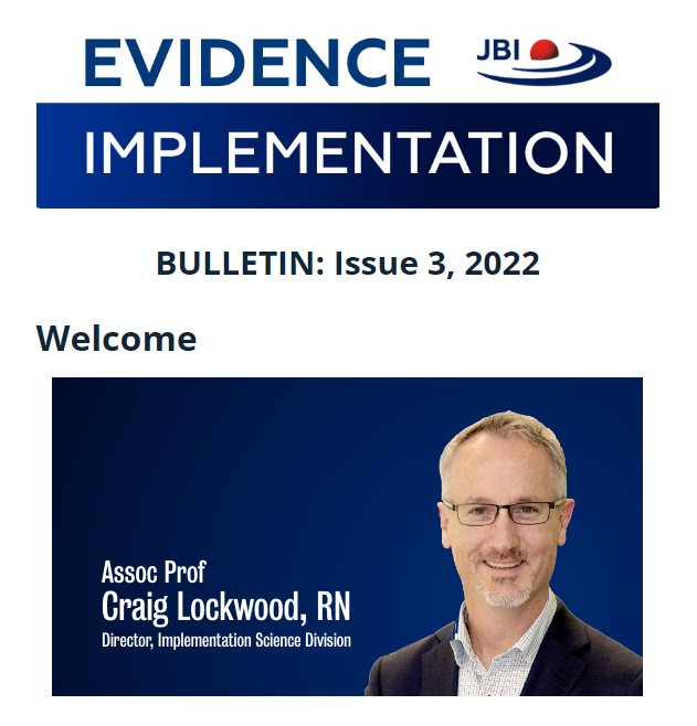 Issue 3, 2022 of the JBI Evidence Implementation #JBI_EINetwork Bulletin is available now!! <a href="/JBIEBHC/">JBI</a>
#WorldEBHCDay #JBIPACES
Enjoy reading and share what you enjoy 🎙️🌎🔊 mailchi.mp/680c3b879bb6/j… <a href="/CraigSL01/">Craig Lockwood, RN, MACN</a> <a href="/HParisod/">Heidi Parisod</a> @JbiSuomi @HotusFI
<a href="/cochranecollab/">Cochrane</a> <a href="/CampbellReviews/">The Campbell Collaboration</a>