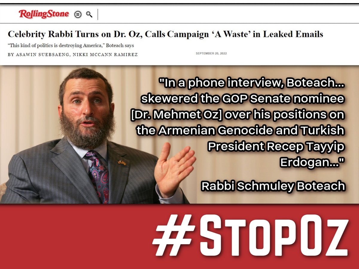 ANCA_DC's tweet photo. Rabbi Schmuley Boteach holds Dr. Oz accountable on #Armenian #Genocide denial and ties to Turkish strongman Recep Erdogan. https://t.co/Hg6xkZQx1l