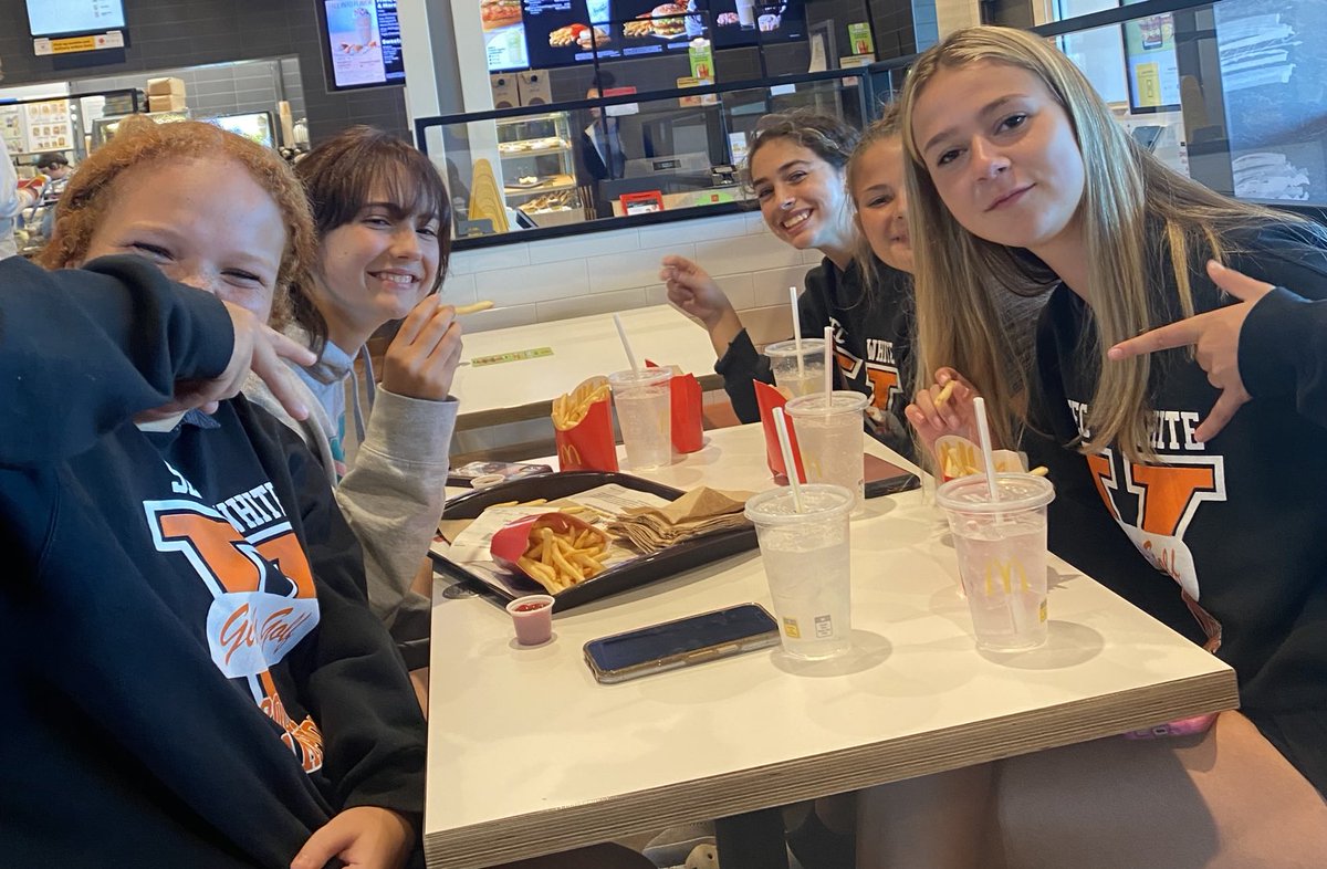 Some post-round fries 🍟 for Jhigh golf ⛳️ team. go Vikings!