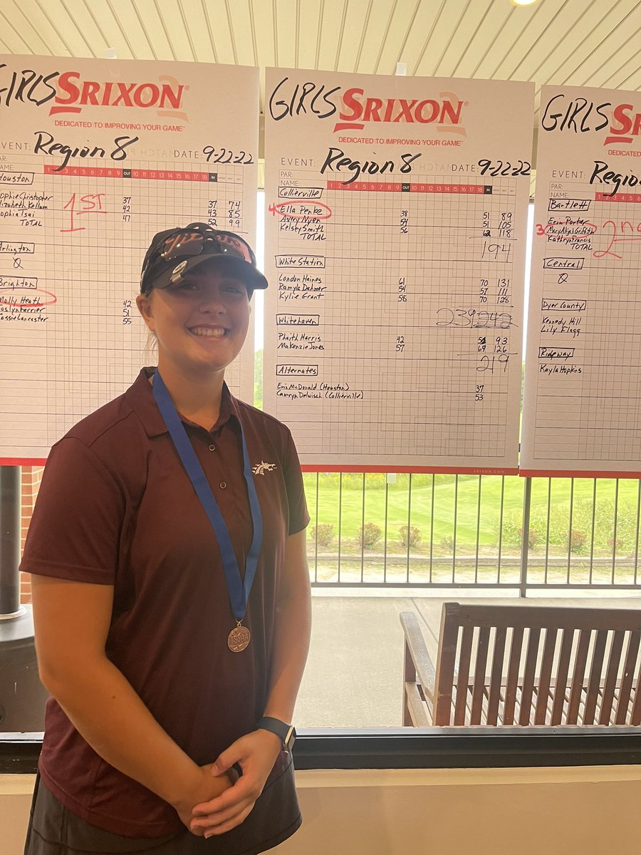 GirlsGolfCville's tweet photo. Proud of this team and everything they accomplished this season! It’s been a fun season, and it’s not quite over yet! Today in the Region Tournament, Senior, Ella Penke, qualified for the State Tournament!! That’s 2 years in a row for her!! @GoDragonsGo_ https://t.co/3Pba1tkUBi