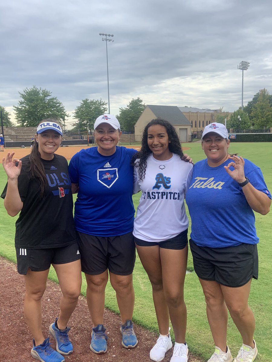 Blessed to receive my first offer from the University of Tulsa! Thank you <a href="/Strimp25/">Crissy Strimple</a> <a href="/S_Owens2323/">Sandra (Smith) Owens</a> and Coach Sue for having me on campus today!! <a href="/OKAthleticsAcad/">Oklahoma Athletics Softball</a> <a href="/TulsaSoftball/">Tulsa Softball</a> <a href="/Ok16u/">Ok1</a>