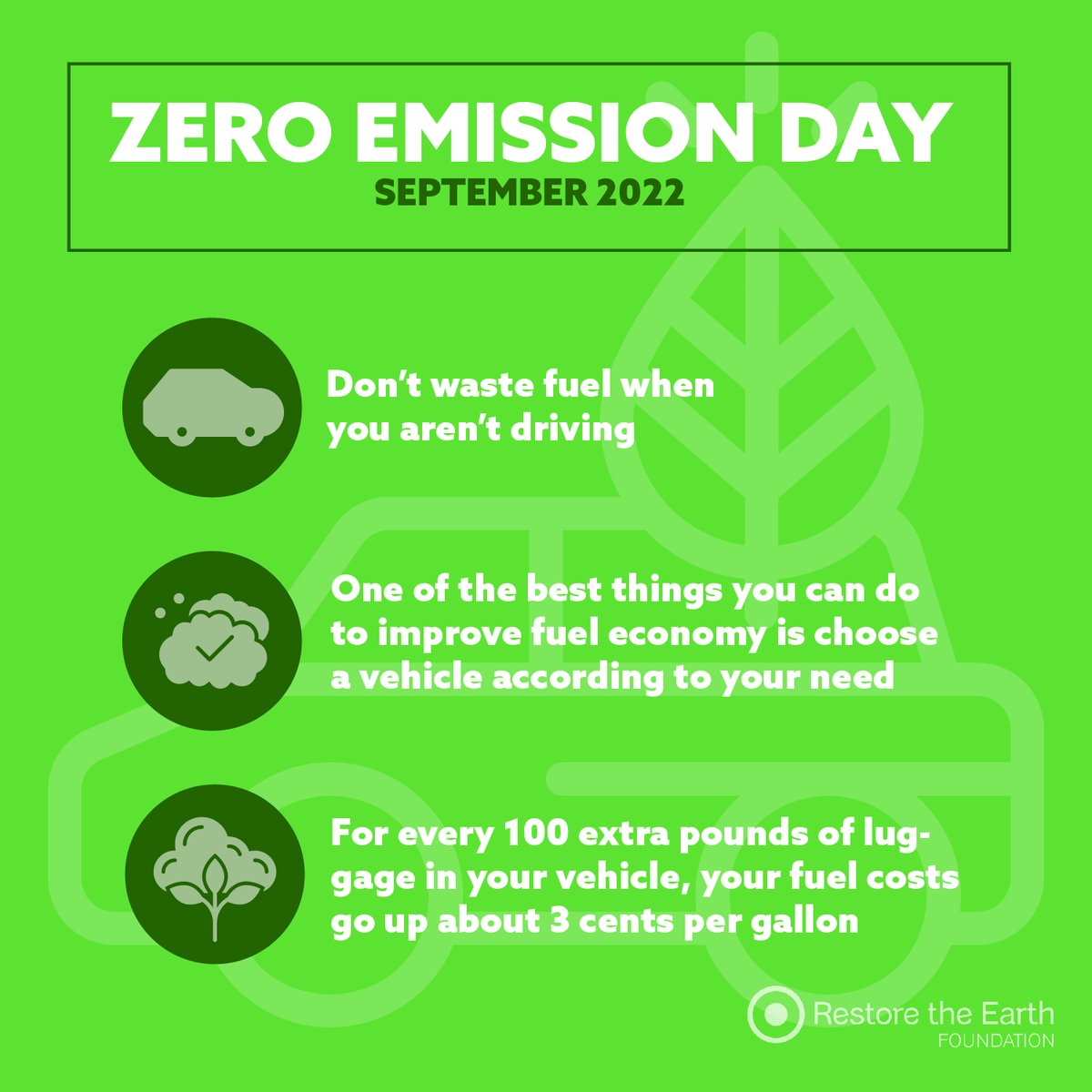 #ZeroEmissionsDay, a day focused on protecting our environment from harmful emissions. #Carbon emissions from factories &amp; automobiles are among the biggest contributors to #pollution, #climatechange, &amp; #globalwarming.