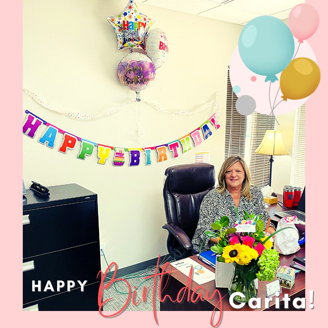 ChildrenFirstCC's tweet image. Wishing a very Happy Birthday to our Administrative Coordinator, Carita! Thank you for supporting all areas of our agency and keeping things running smoothly. 

We appreciate all of your hard work!