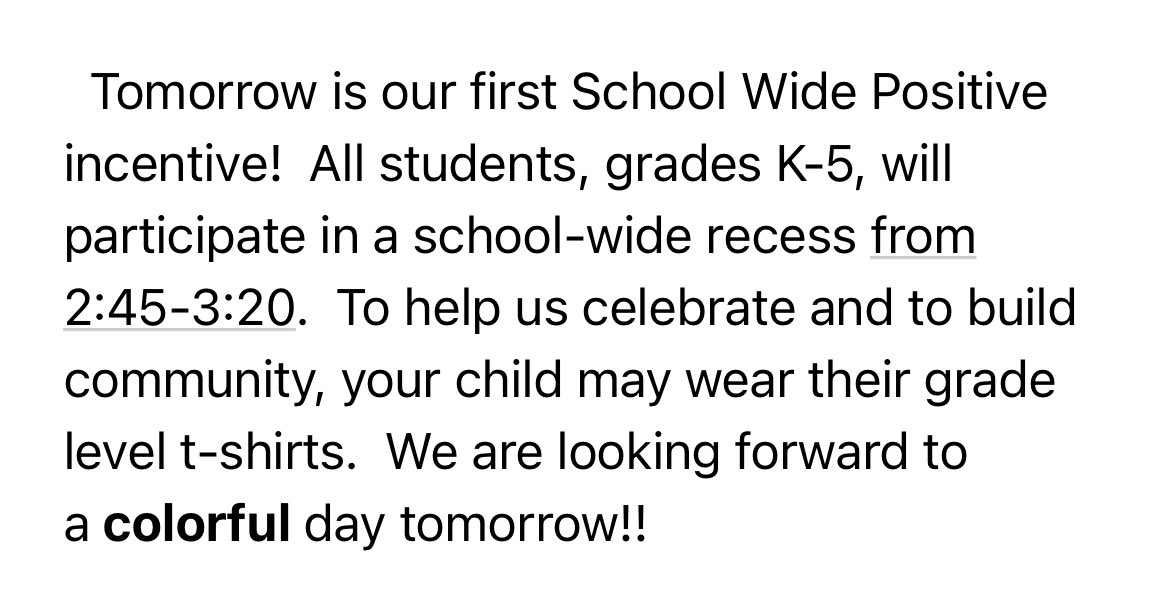 WayneElementary's tweet image. 👚🐝GRADE LEVEL SHIRTS TOMORROW 👚🐝