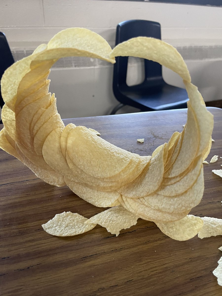 We did it! <a href="/Pringles/">Pringles</a> #teamwork #collaboration #stem <a href="/HaltonDSB/">HDSB</a> <a href="/HDSBMath/">HDSB Math</a> <a href="/MaplehurstPS/">MaplehurstPS</a>