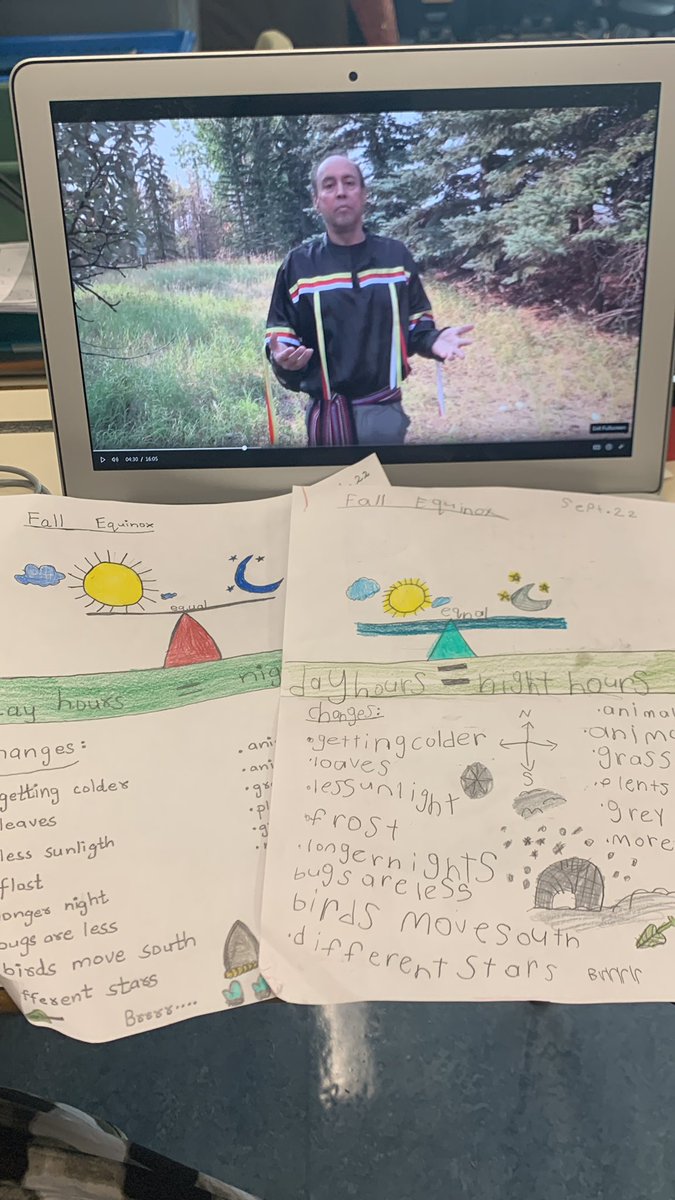 OSGPaddock's tweet photo. Fall Equinox!!!Today we had fun learning about this time of change and preparation for winter. We thank Red Plume for sharing his teachings with us through a video. We will be looking at Na’a (Mother Earth) closely for her signs and lessons. https://t.co/q1Int64aKA