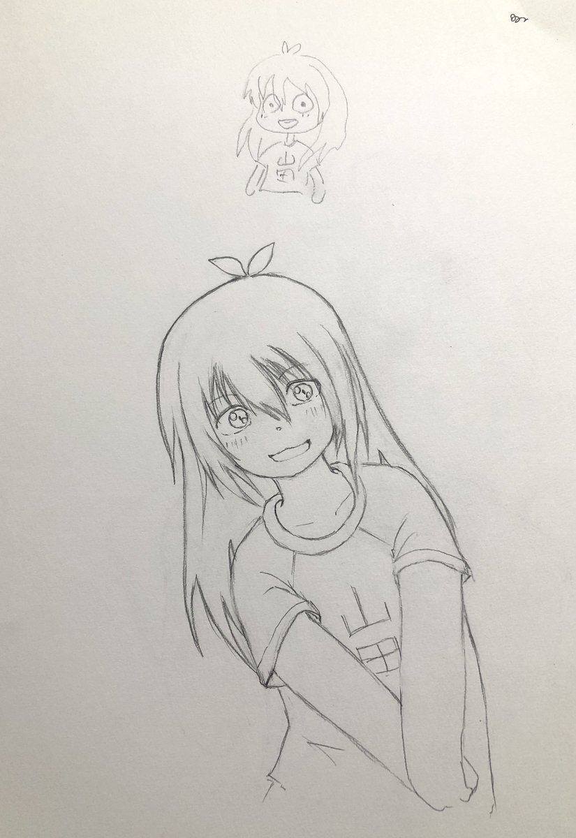 #このタグを見た人はラフ画とその完成絵を見せる

こーゆー場合もある(ΦωΦ)

山田(仮)さん描いたの 