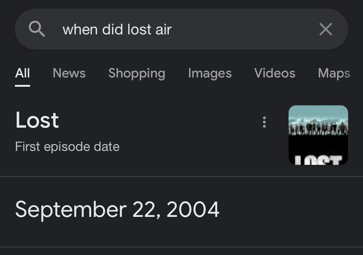 LOST and Scrappy Doo share a birthday that’s today. It’s a big day for me.