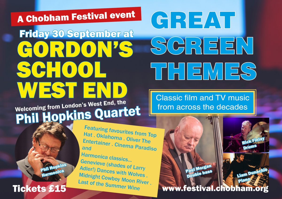 A little signposting to our great line up in #Chobham over the next 2 weeks would be mega... 
<a href="/CamObserved/">Camberley Observed</a> <a href="/AlPinkerton/">Al Pinkerton MP</a> <a href="/WhatsOnSurrey/">What's On Surrey</a> <a href="/SurreyHeathMuse/">Surrey Heath Museum</a> <a href="/PaulDeach/">Paul Deach 🇬🇧🇮🇱</a> <a href="/EmmaKennedy/">Emma Kennedy</a> <a href="/SurreyHeathLC/">Surrey Heath LC</a> <a href="/shbcmayor/">Surrey Heath Mayor</a> <a href="/SurreyHeath/">Surrey Heath Borough Council</a> <a href="/timdodds/">Tim Dodds</a> <a href="/getsurreylive/">getsurreylive</a> <a href="/michaelgove/">Michael Gove</a> 
festival.chobham.org