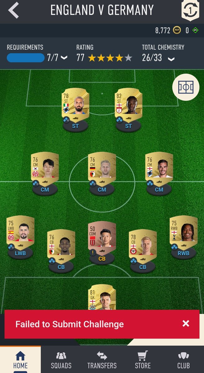 GameDayGlitch's tweet photo. @EAFIFADirect just fix the FIFA 23 SBCs. You all are worried about the wrong things. https://t.co/jqJXwZFTr5