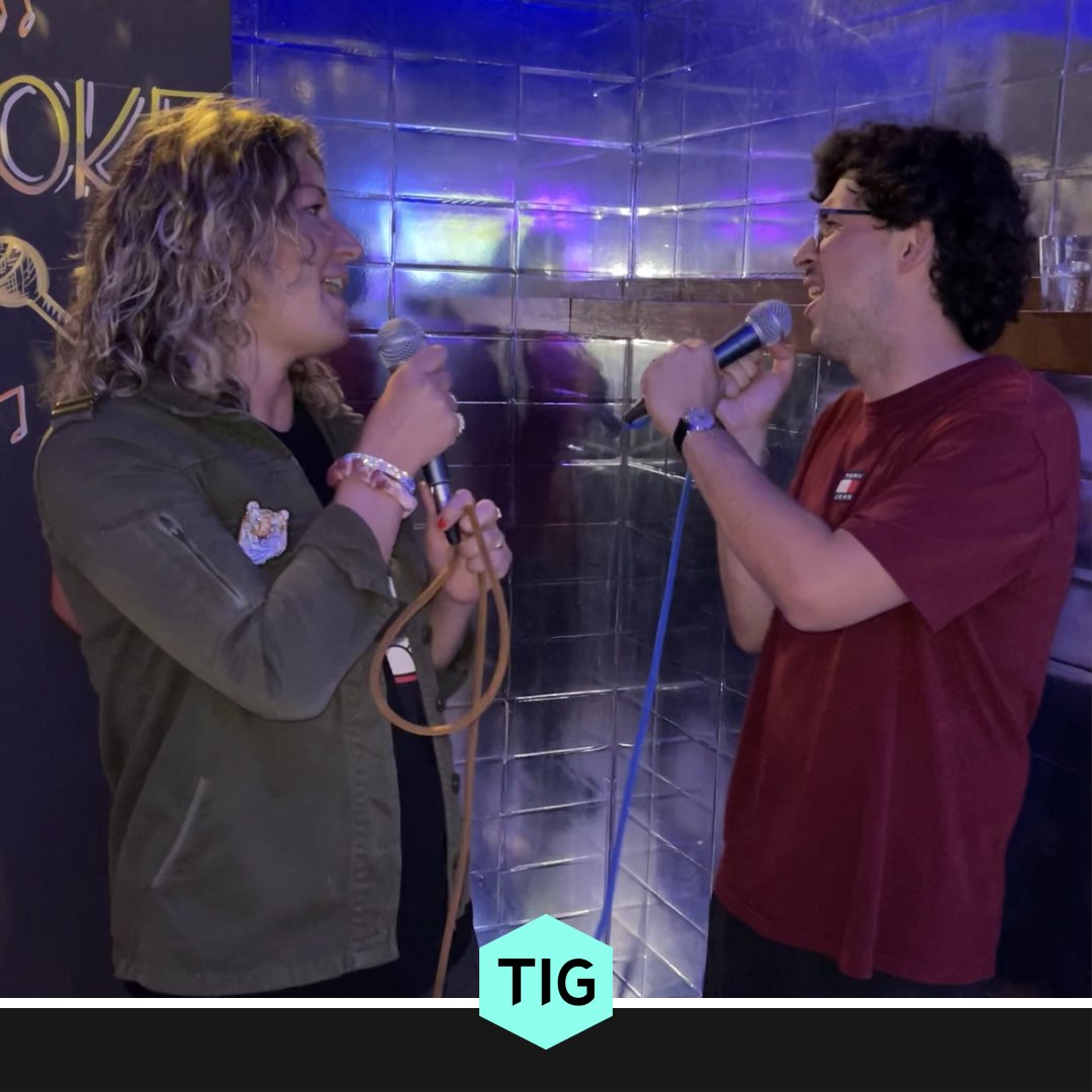 tig_nl's tweet photo. Het is alweer twee weken terug maar wij denken met plezier terug aan ons teamuitje bij House of Pong. En de grootste hit van de avond was misschien wel de karaoke bar. Welk duet denk je dat Marloes &amp; Mitchell zongen? 🎶 https://t.co/e0zEjo703H