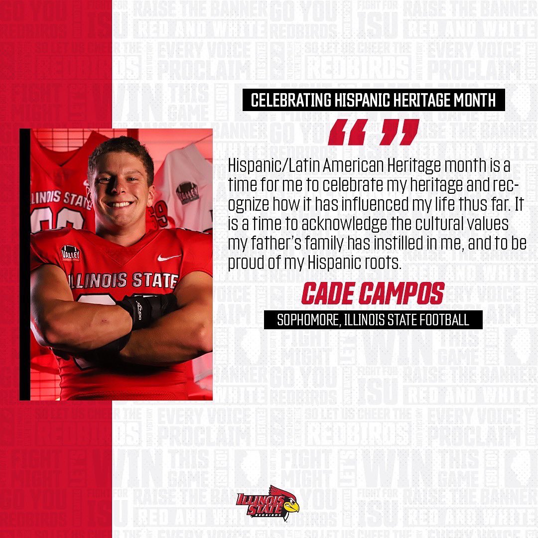 What #HispanicHeritageMonth means to Cade Campos 👇