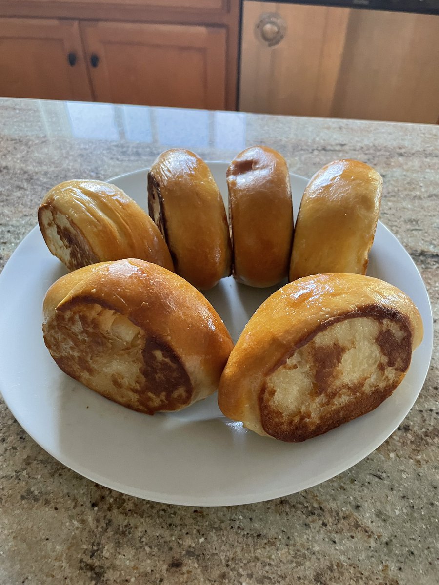 kreatived's tweet photo. @therealweissman I made your BUNS for the second time as a repeated request.  The first time I made these as burger buns the response was…”Did you make these, or did Jesus?”  😂 Going with hotdogs and brats today. https://t.co/sgo71UvShB