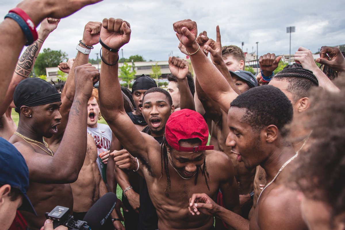 Thank you @RazorbackTF for literally putting us through our paces today #ONERazorback