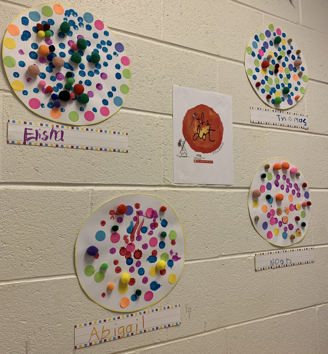 MsFigliomeni's tweet photo. Late post but wanted to share how we celebrated #InternationalDotDay in the Primary/Junior ME Class! @holychildtcdsb @TCDSB @peterhreynolds https://t.co/1FIpeiK5Rz