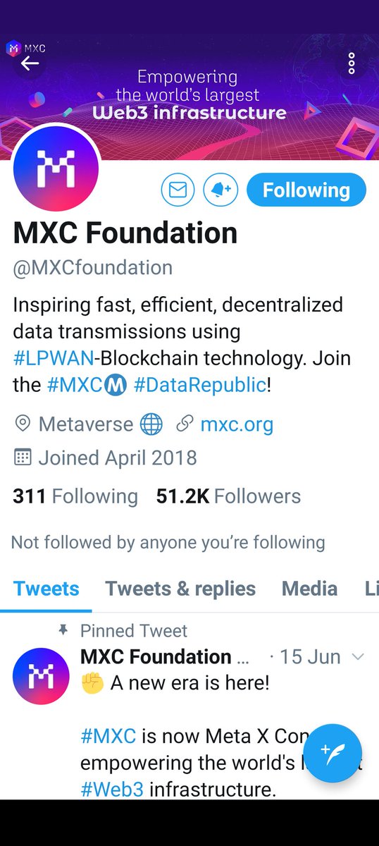 mariacorazonma9's tweet photo. @PsyJayCrypto @MXCfoundation @DataHighway_DHX @DataFunks Done https://t.co/zForrSy43H