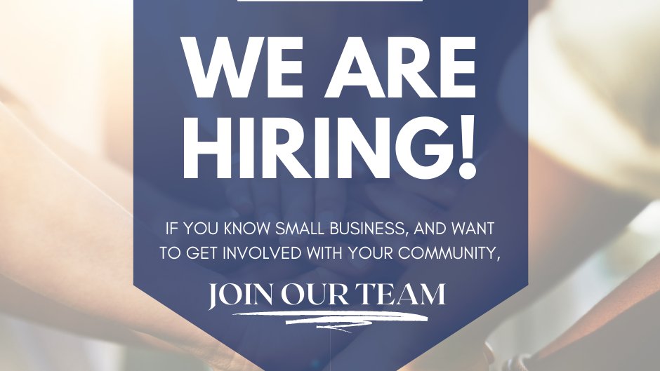 EACSBDC's tweet photo. We are hiring for our Thatcher and Payson Business Counselor positions!  If the idea of assisting small businesses in our community to succeed and grow sounds good to you, apply here to work with our team: https://t.co/cWdWgGFLg4 
#bestgigintown #eacsbdc #azsbdc https://t.co/kSY4hHvAcH