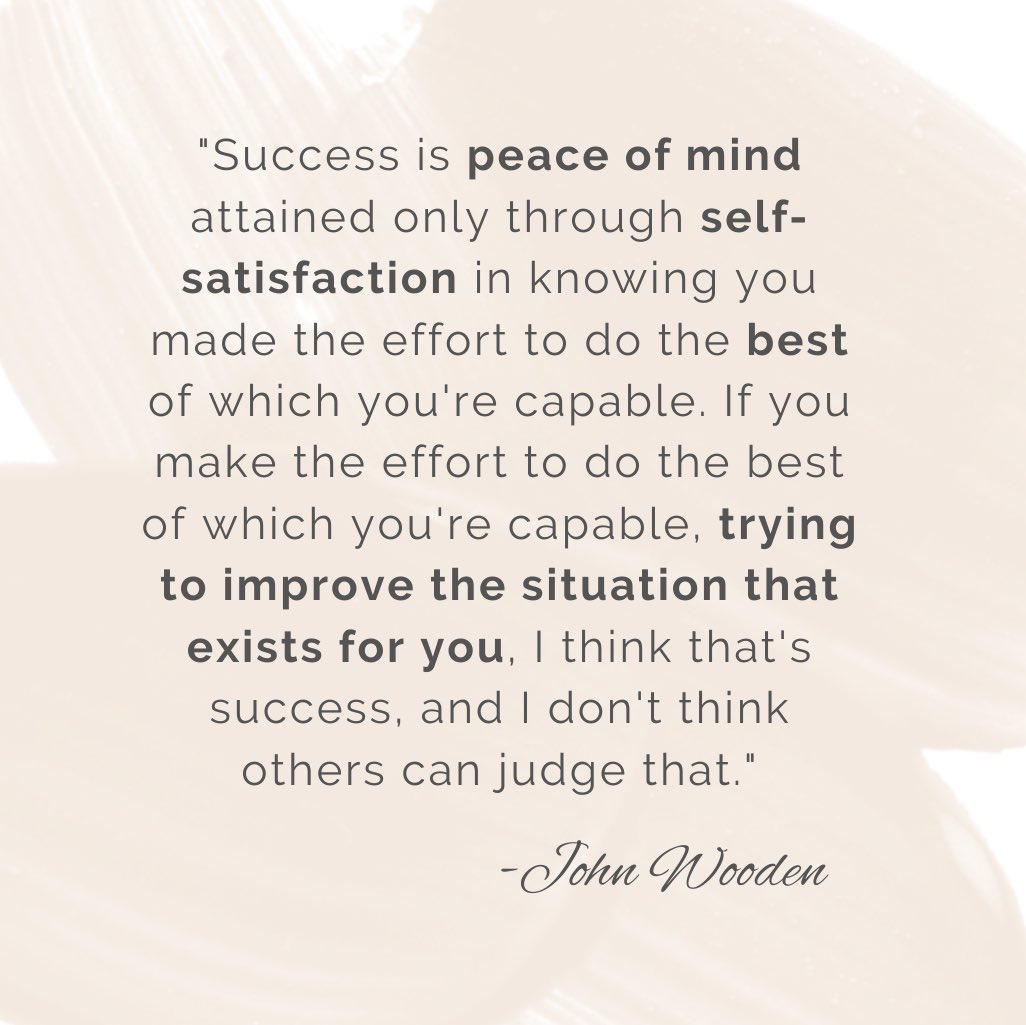 When we talk about wanting kids to be successful adults, I don’t know that there’s a better metric than this right here.

“If you make the effort to do the best of which you’re capable, trying to improve the situation that exists for you, I think that’s success…”