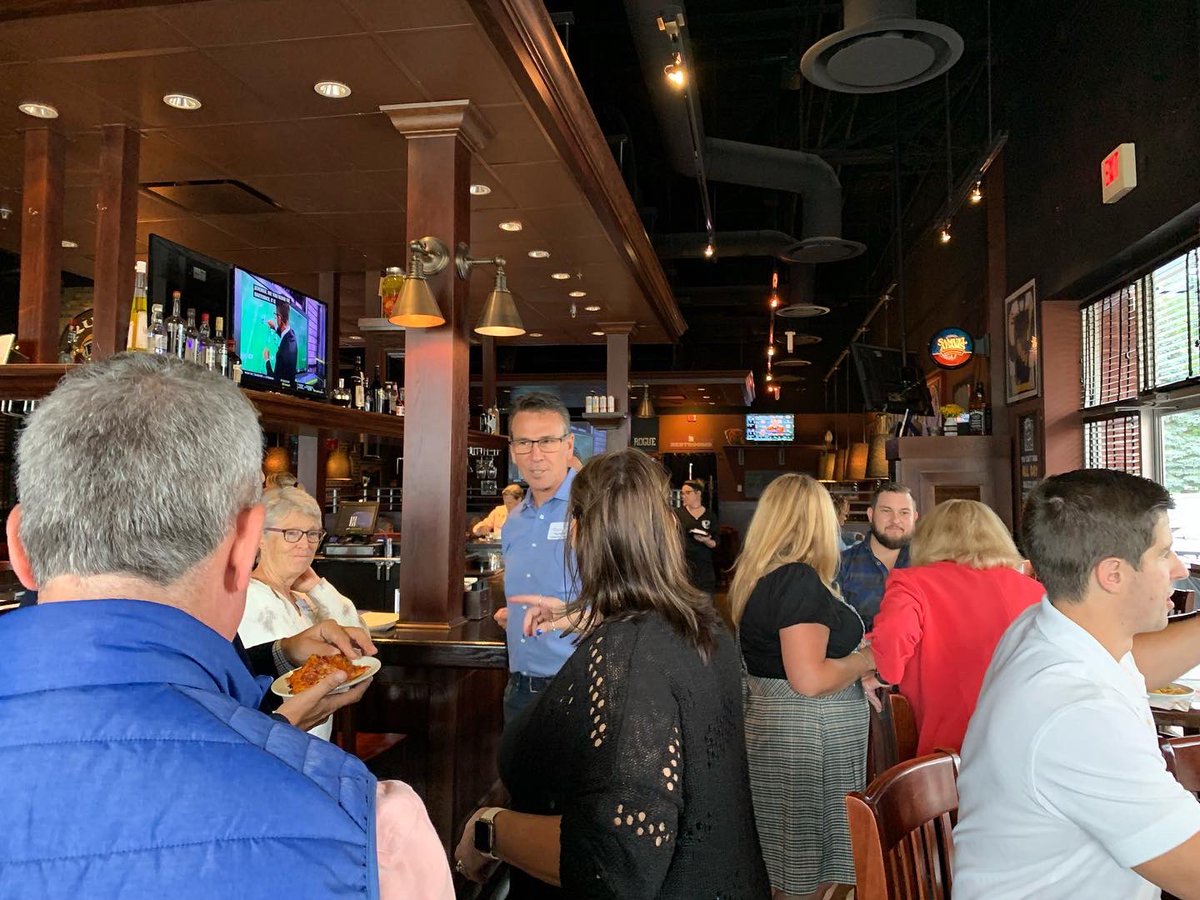 SolonChamberOH's tweet photo. Thank you to @MyRustyBucket for hosting Solon Chamberโs โAfter Hoursโ on the first windy day of autumn! Our members had a great time connecting in the fun tavern environment.
Join us again on October 4th when Rusty Bucket hosts โChamber Coffee!โ
#solonchamber #rustybucket https://t.co/1QcyNImonu