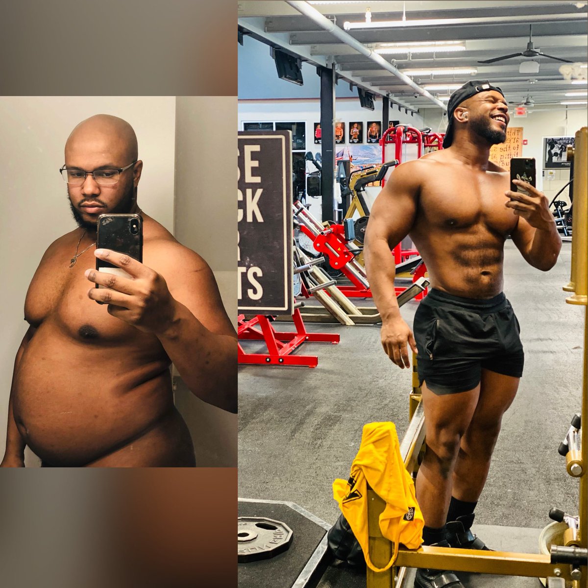 thickboywork's tweet photo. Where I started vs where I’m at now and I smile !!!! https://t.co/8iPAiuadwI