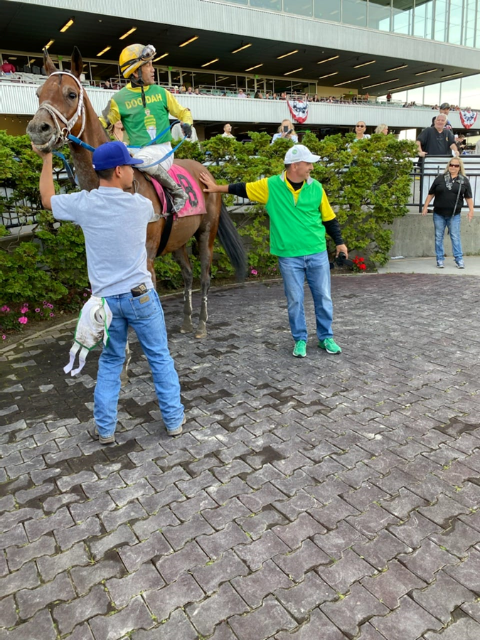 EmeraldDowns's tweet photo. Wine At Nine (KY) was recently retired at the age of 10; he won his final start last Saturday at EmD by a head.

▶️ 19 Wins at EmD, 3rd all-time

▶️ By Year: 2015-2, 2016-2, 2017-6, 2018-3, 2019-4, 2022-2

Broke maiden at GG at age 2 with Russell Baze riding https://t.co/lV8Ge62Wat
