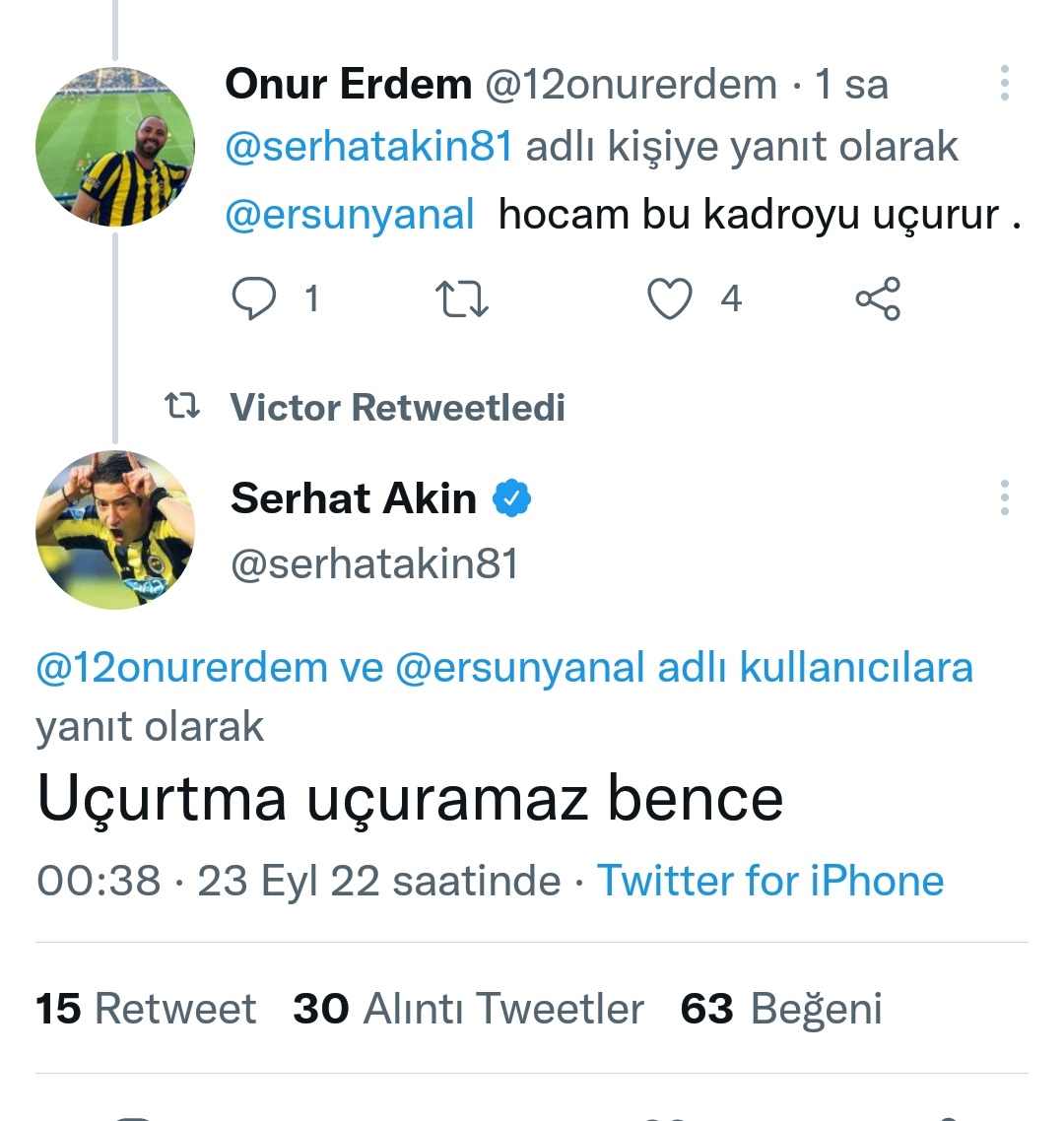 💥 Serhat Akın'dan eski teknik direktörümüz Ersun Yanal'a şok sözler...

"Uçurtma uçuramaz bence."