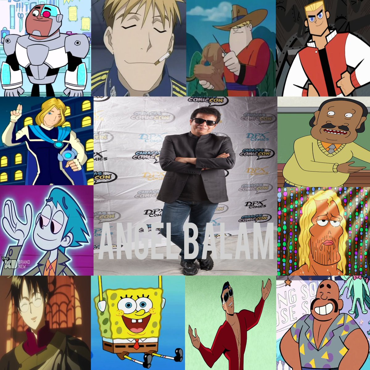 luis1201_arturo's tweet photo. Feliz cumpleaños @grennybalam hice este collage para ti con tus personajes mas conocidos. Que dios te bendiga.
#LosJovenesTitanesEnAccion #FullmetalAlchemist #DueloXiaolin #DannyPhantom #WinxClub #EyEseEsMiFantasma #RickYMorty #BobEsponja #XxxHOLiC #BatmanElValiente https://t.co/cWGSB3A5ug