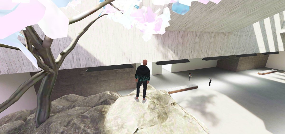 MetaMike3D's tweet photo. Testing out a new @spatialxr environment for one of our upcoming @Winged_Warrior LIVE gallery walks๐
I'm so proud of the work we are doing to create these #Metaverse experiences for the #NFTCommunity ๐
@CNFTBTC @RaccoonSyndicat @prismatics_nft @Pavia_io #PaviaExplorers #NFTs https://t.co/ACXLsQroJy