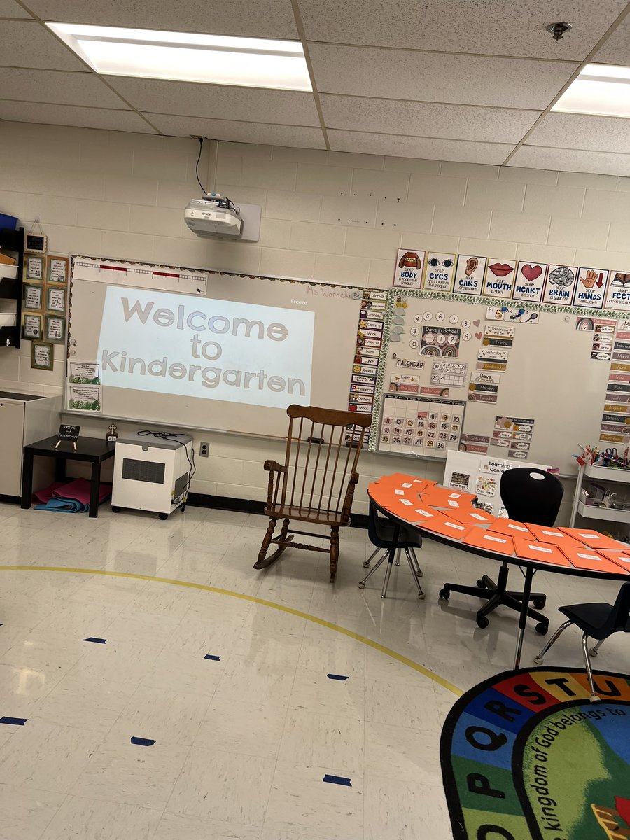 MsWarecki's tweet photo. It was so nice to be able to welcome parents and students into the school tonight for meet the teacher! The students loved showing their parents around the classroom! @StFrancisLondon https://t.co/fZRaFNJhrC