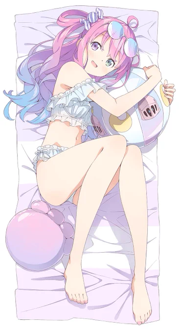 来年はもっと肌色成分の多い絵を描きたい #夏が終わりそうだし今年描いた水着絵を貼ろう 
