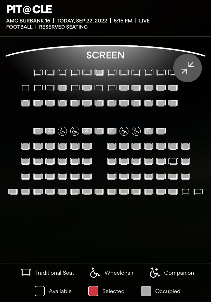 AroundMyCitys's tweet photo. #Ape $AMC #SteelersNation #atAMC

#AMC isn’t just for movies

Check out Burbank #AMCTheaters for tonight’s #TNF game #Pittsburgh vs #Cleveland 

Not many Apes know that #NFL games are being shown, let alone #NFL Fans…once more ppl become aware, this could be BIG

Keep sharing! https://t.co/rcBt3McKe4