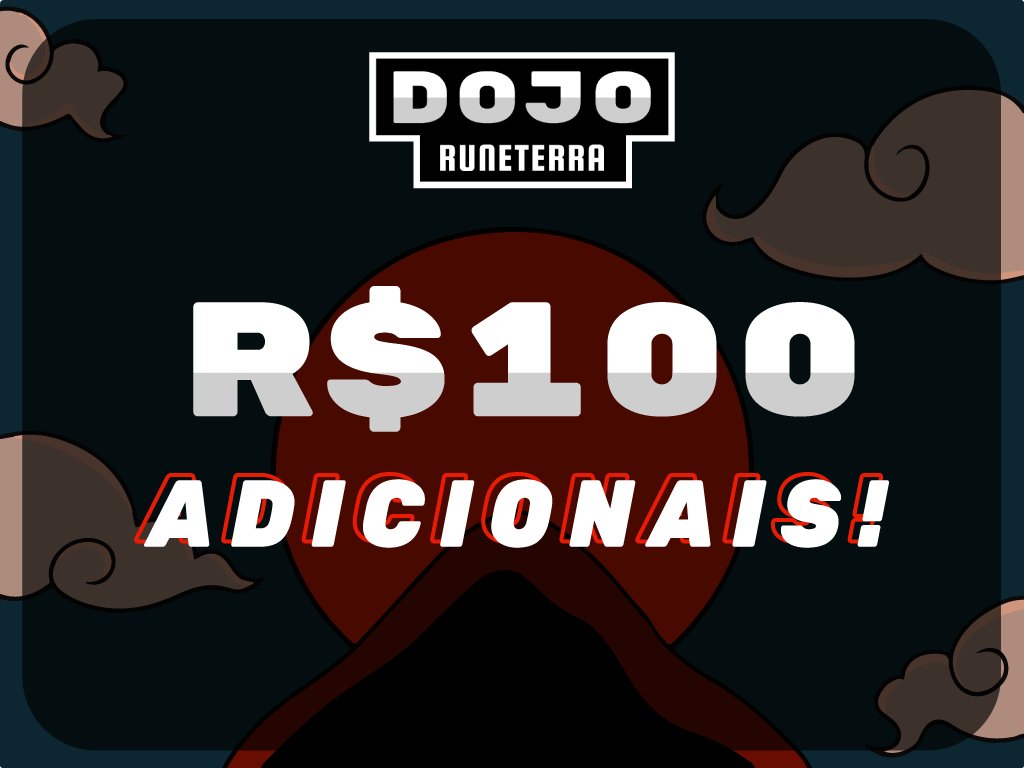 Saudações lutadores!
Hoje, no nosso penúltimo dia de inscrições, viemos comunicar que, caso chegarmos em 24 participantes no nosso torneio, adicionaremos mais 100 REAIS na premiação total (além de 100% das inscrições convertidas). 
VAMO SE INSCREVER!:l1nq.com/eTPgv