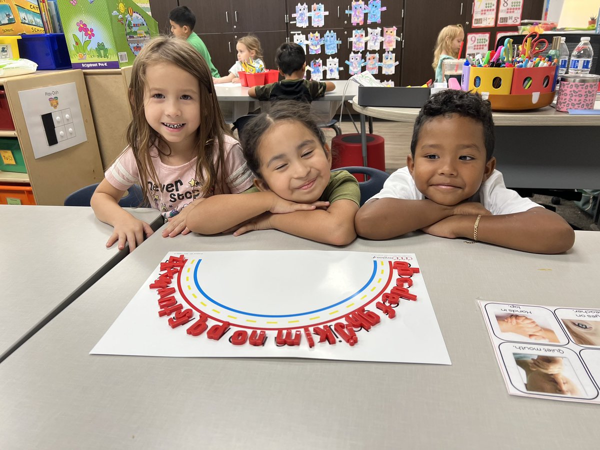 SLCwithmsP's tweet photo. Teamwork in literacy centers!🥰 thanks @Region4ESC for the alphabet arcs and manipulatives! #mustangsLEAD @cyfairMillsap https://t.co/BzgbFi3nfu