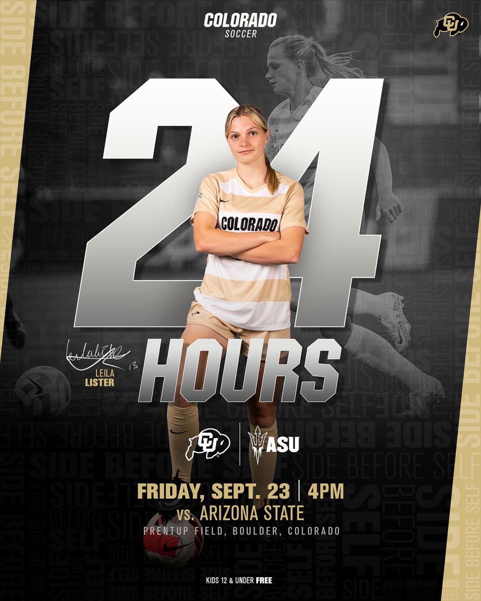 Clock is ticking ⏰

#SideBeforeSelf // #GoBuffs