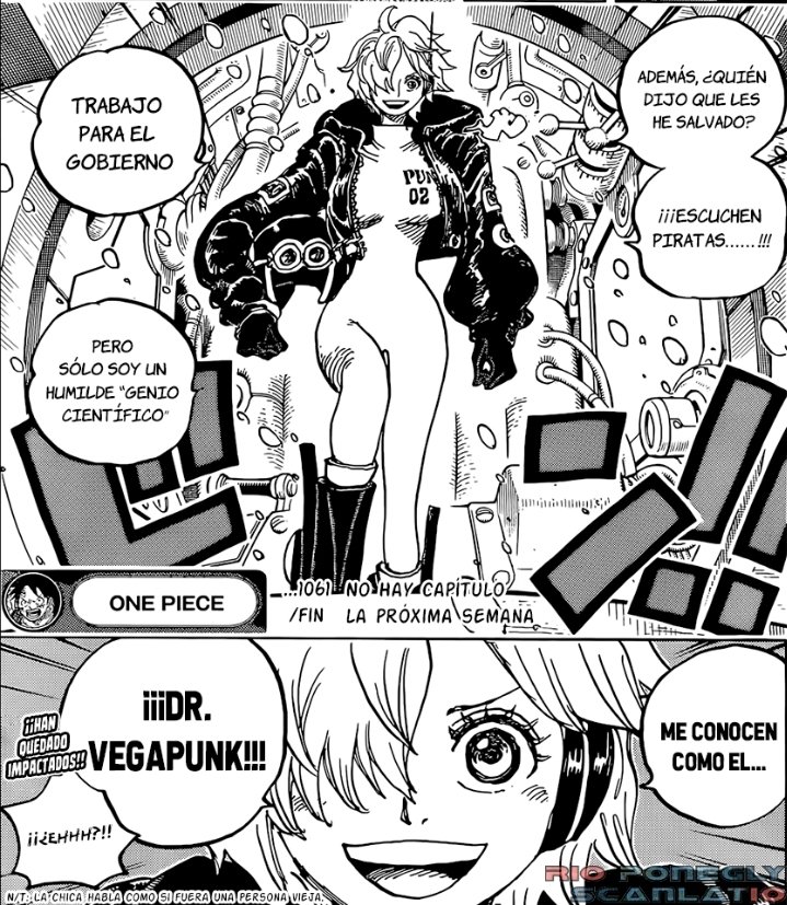 llobasolitaria's tweet photo. #ONEPIECE1061 
El trato de Oda hacia sus personajes femeninos me hace desconfiar, junto con ese punk02, y pensar que es un abuelo con androides femeninos, cosa q me da una mezcla de rabia, asco y pereza

Vamos Oda haz a VEGAPUNK MUJER Y TE DIGO GODA POR PRIMERA VEZ, DALE WACHOOO https://t.co/XIBO6MIIAR