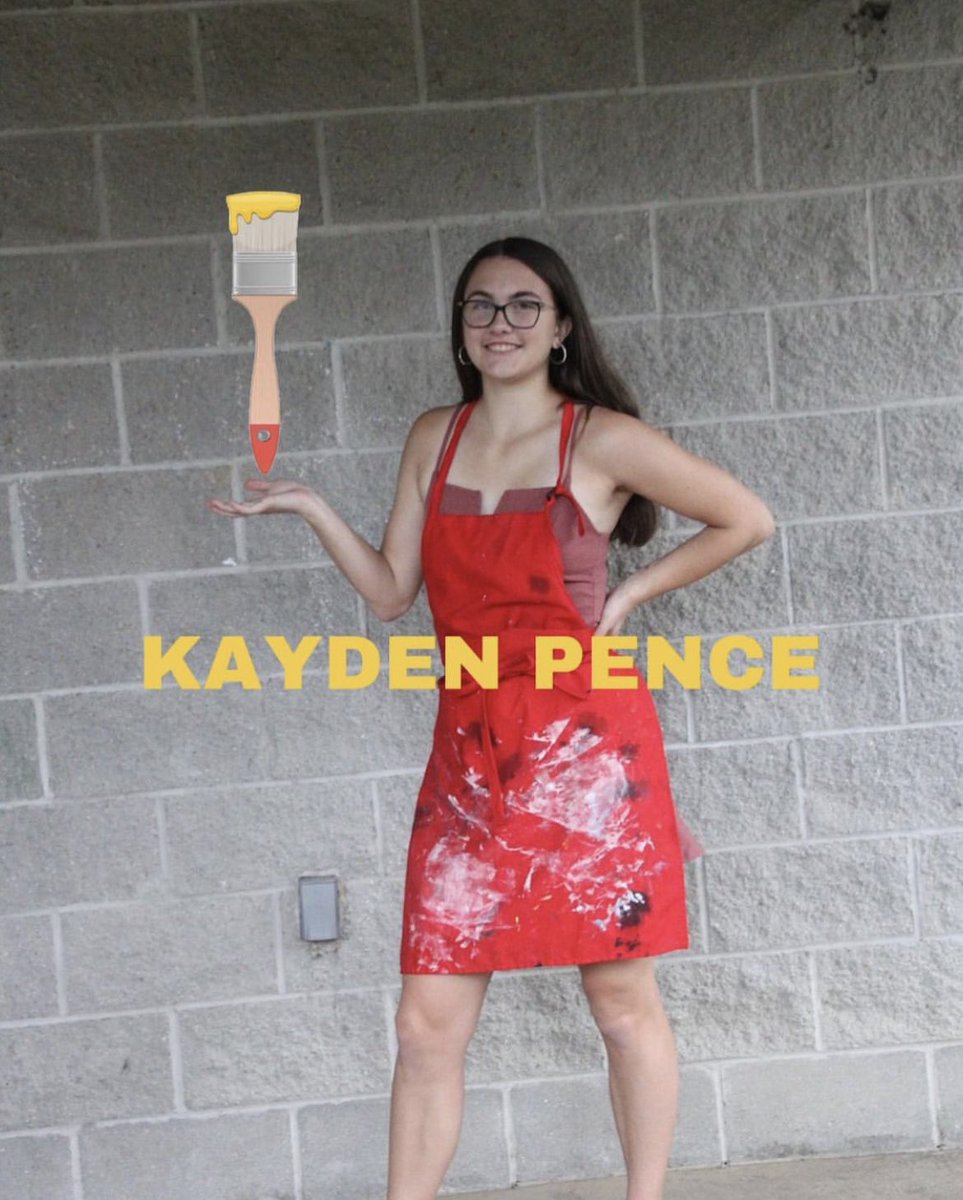 SplatInk2022's tweet image. Meet Kayden! She’s a girl with a mission, and she gets it done!

A member of NHS and Key Club, and vice president of French club and girls on the run mentor Kayden is a true go getter. She’s dependable and honest and a fantastic team member!