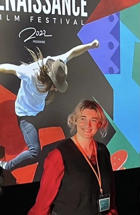 Thankyou to <a href="/NRFFest/">New Renaissance Film Festival 🕊</a> and <a href="/kino_bermondsey/">Kino Bermondsey</a> for such a lovely screening and Q&amp;A of Rudy this evening! 😁🎥