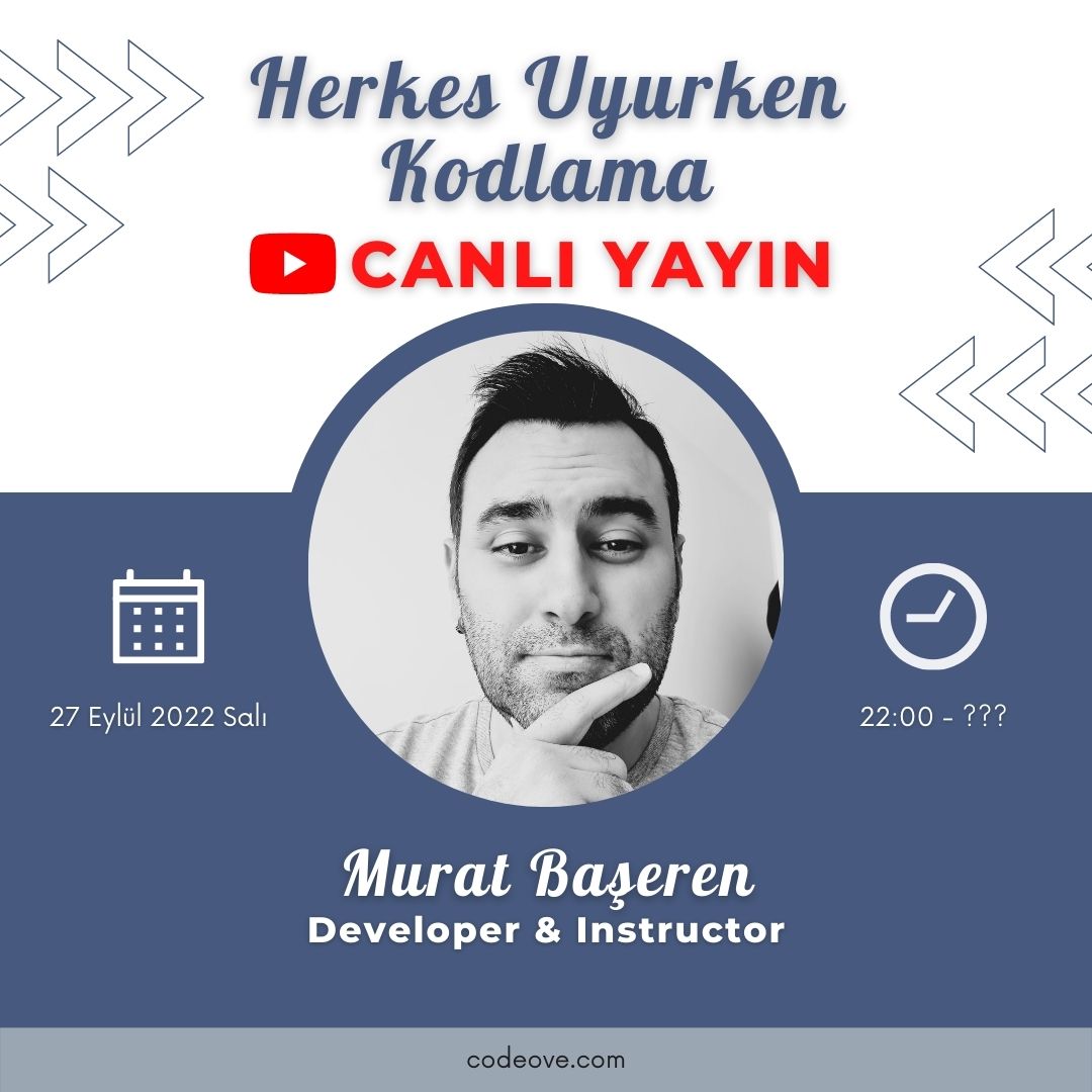 muratbaseren's tweet photo. Canlı yayın duyurusu !!! Canı sıkılan gelsin 😉
.NET 6.0 ile #aspnet Core #mvc Çalışması
📆 27.09.2022 (Salı)
⏰ 22:00
Canlı yayın için bildirim ayarı yapmak ve #youtube kanalım için aşağıdaki link i kullanabilirsiniz.
https://t.co/fe90DHe9yt
#dotnet6 #aspnetmvc #cookieauth https://t.co/RCTIAKMjzT
