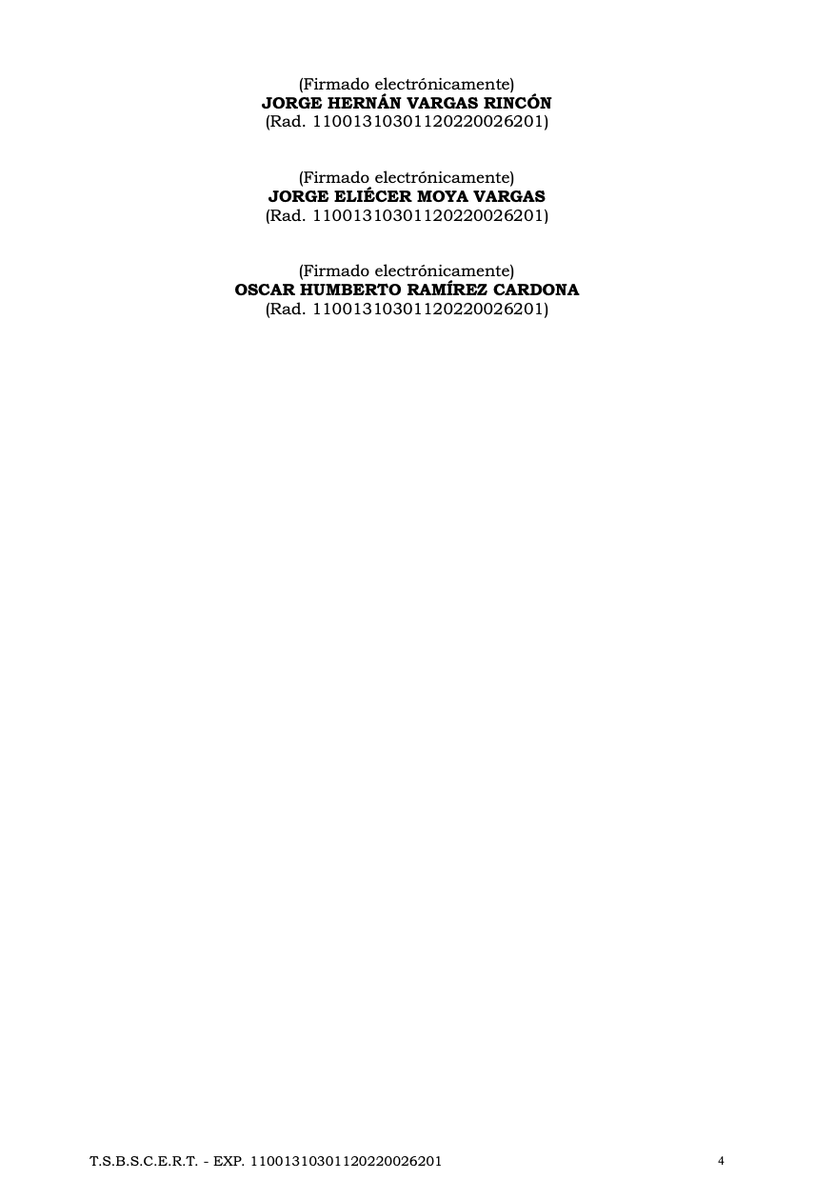 GustavoBolivar's tweet photo. NOTICIA
Tribunal Superior de Btá niega tutela en 2a Instancia en mi contra.
El Sr. @Ghitis me entuteló por bloquearlo en esta red, alegando su derecho al control social y a la libre expresión.
Si bien son derechos prevalentes, tienen límites: No puede insultarme calumniosamente. https://t.co/kBTgZW084c