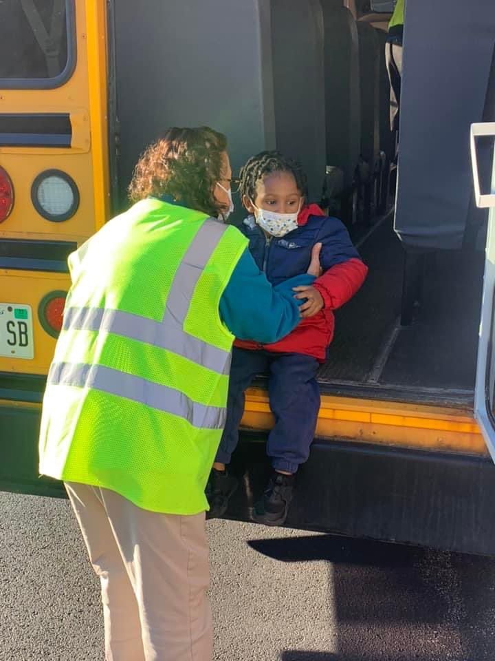 Bus riders at the ECC did great job ￼during our bus evacuation drill!