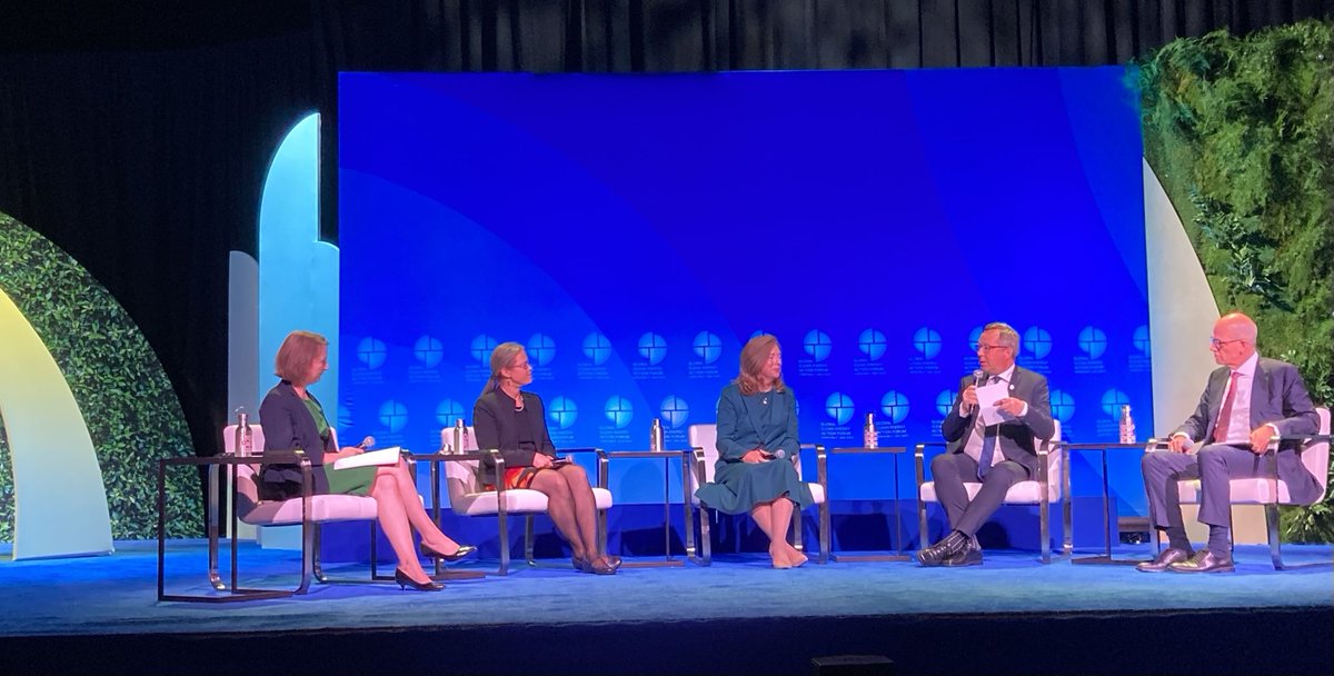 Regulation shouldn’t be a barrier to innovations says ⁦<a href="/MikaLintila/">Mika Lintilä</a>⁩ in Pittsburgh at #GCEAF